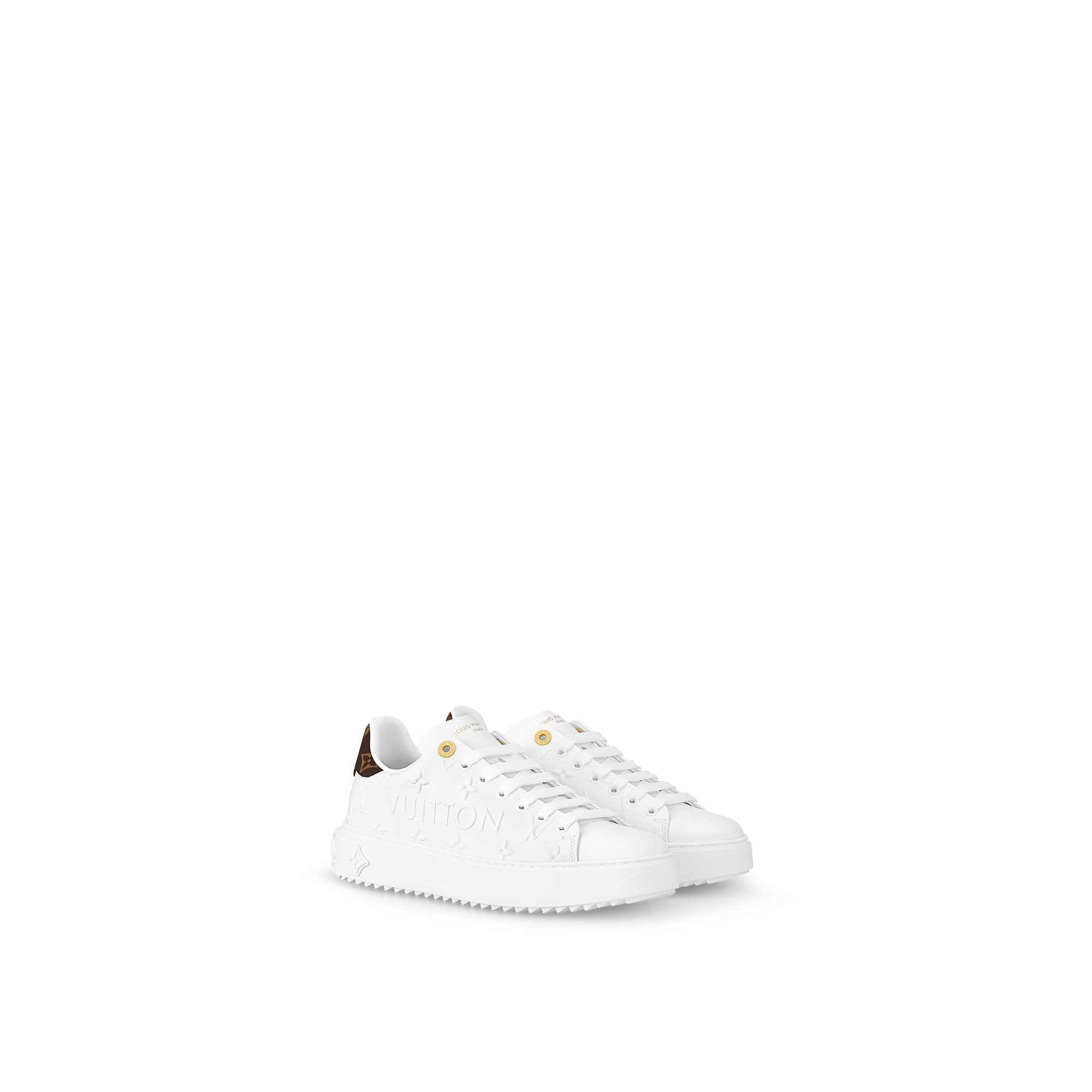 White louis vuitton deals sneakers with strap